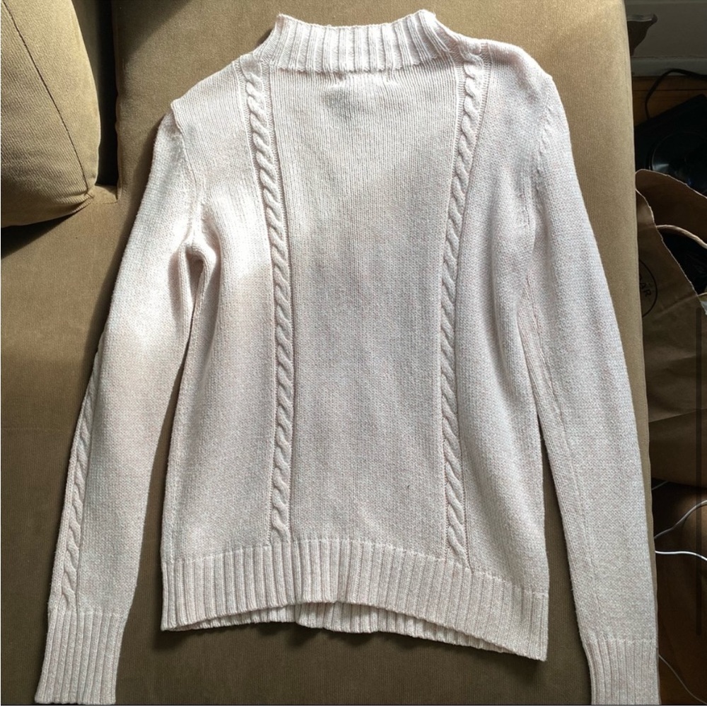 Liz Claiborne Blush Pink Turtleneck - Picture 5 of 6